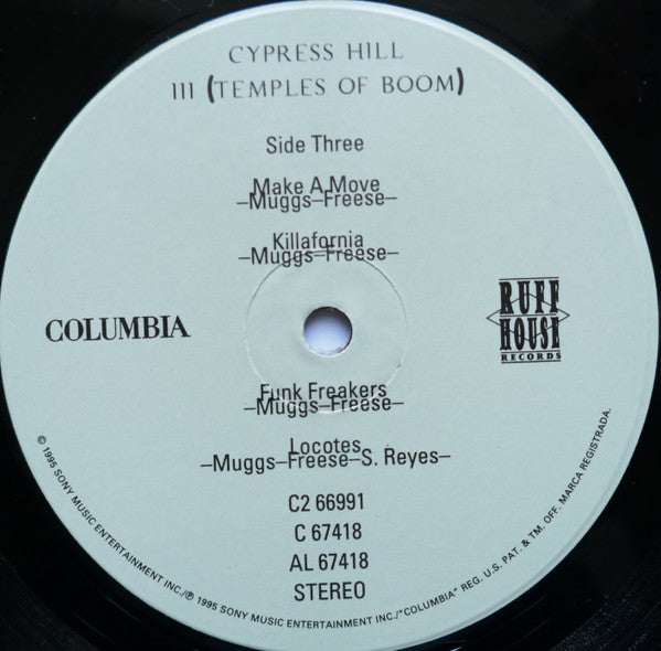 Cypress Hill : III (Temples Of Boom) (2xLP, Album)