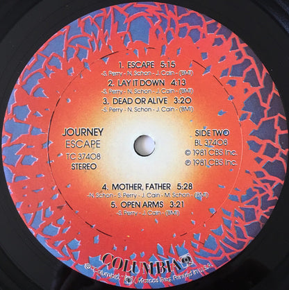 Journey : Escape (LP, Album, Car)