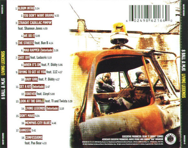 8Ball And MJG* : Living Legends (CD, Album)