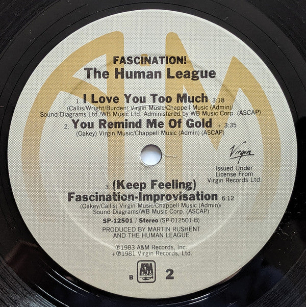 The Human League : Fascination! (LP, MiniAlbum, B -)
