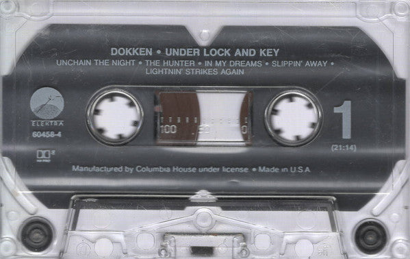 Dokken : Under Lock And Key (Cass, Album, Club)
