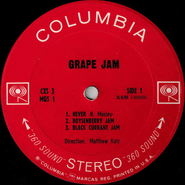 Moby Grape : Grape Jam (LP, Album, Pit)