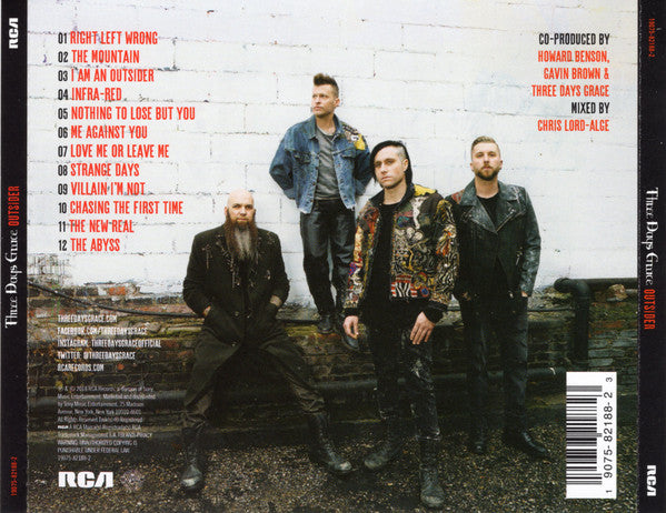 Three Days Grace : Outsider (CD, Album)