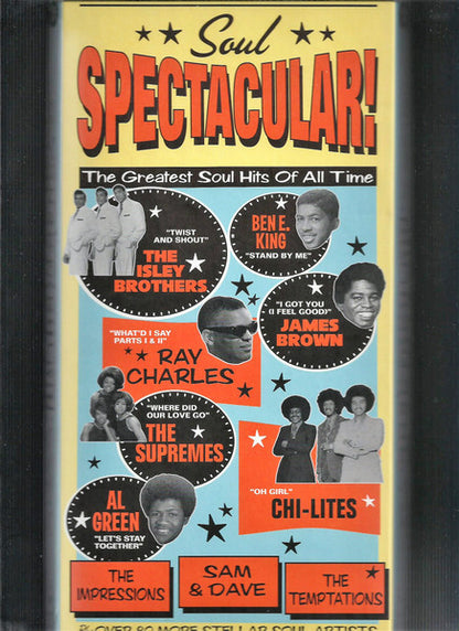 Various : Soul Spectacular! - The Greatest Soul Hits Of All Time (4xCD + Box, Comp, + B)