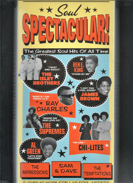 Various : Soul Spectacular! - The Greatest Soul Hits Of All Time (4xCD + Box, Comp, + B)