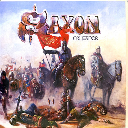 Saxon : Crusader (LP, Album, Pit)