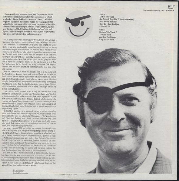 Dick Curless : End Of The Road (LP, Album, RE)