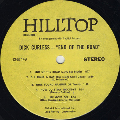 Dick Curless : End Of The Road (LP, Album, RE)