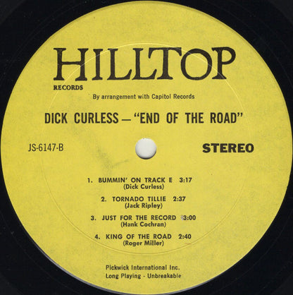 Dick Curless : End Of The Road (LP, Album, RE)