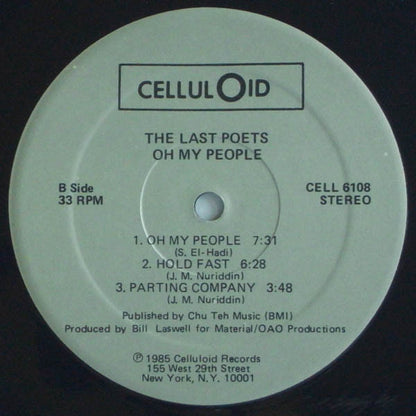 The Last Poets : Oh My People (LP, Album)