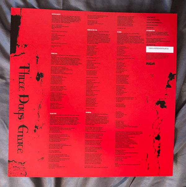 Three Days Grace : Outsider (LP, Album)