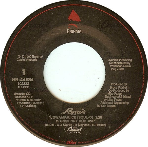 Poison (3) : Unskinny Bop (7")