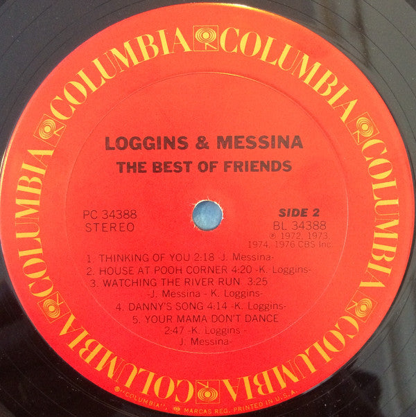 Loggins And Messina : The Best Of Friends (LP, Album, Comp, Pit)