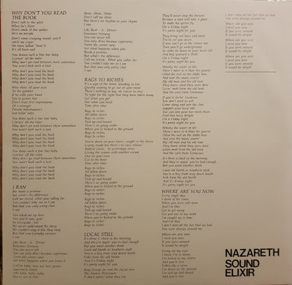 Nazareth (2) : Sound Elixir (LP, Album)