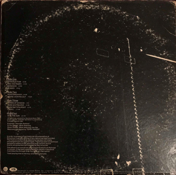 Grand Funk* : Live Album (2xLP, Album, RE, Win)