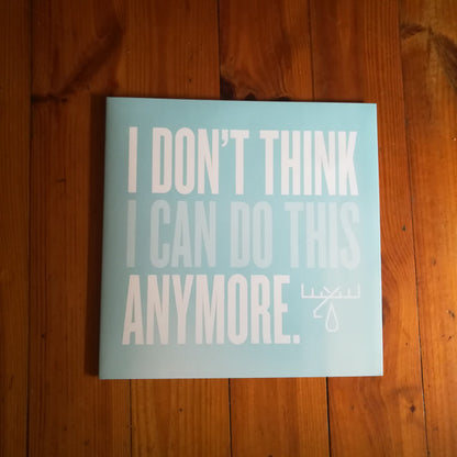 Moose Blood : I Don't Think I Can Do This Anymore (LP, Album, Sil)