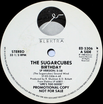 The Sugarcubes : Birthday (12", Promo)