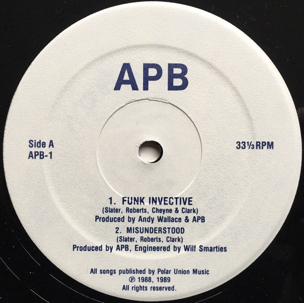 Apb (2) : Invective (12")