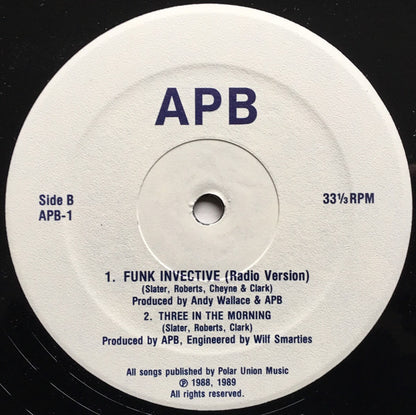 Apb (2) : Invective (12")