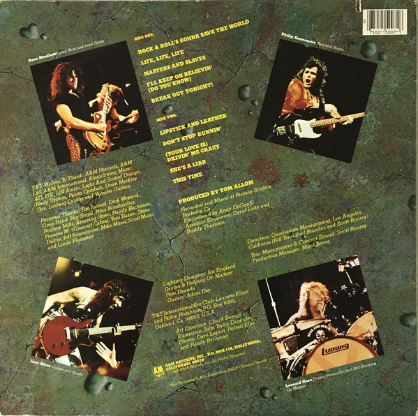 Y & T : In Rock We Trust (LP, Album, Ele)