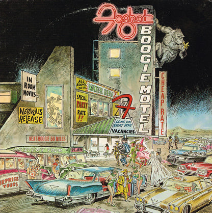 Foghat : Boogie Motel (LP, Album, Gol)