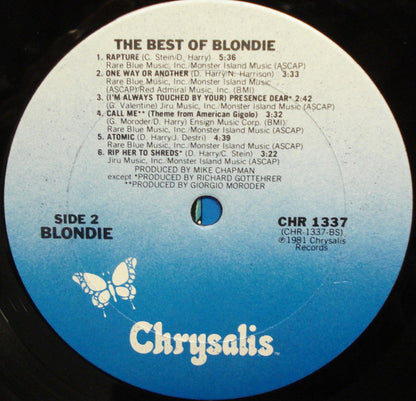 Blondie : The Best Of Blondie (LP, Comp, Pit)