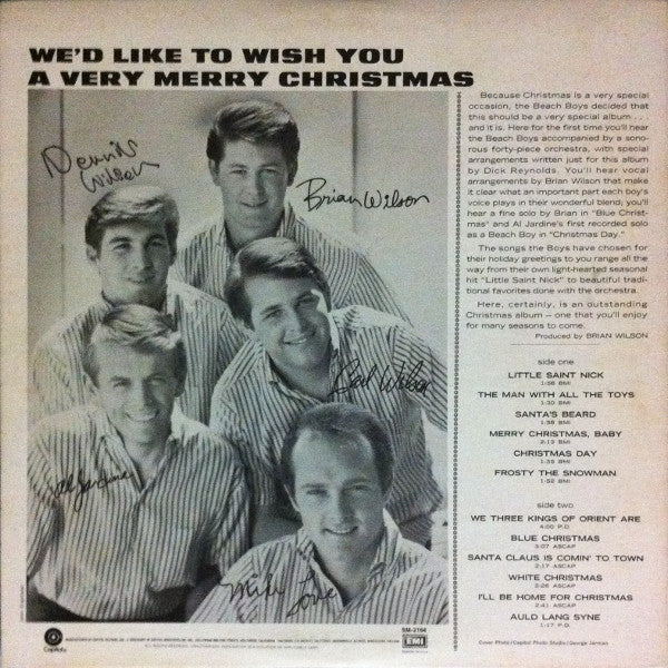 The Beach Boys : The Beach Boys' Christmas Album (LP, Album, RE, Win)
