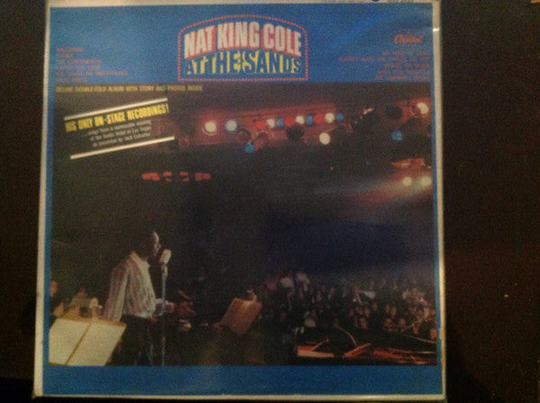 Nat King Cole : Nat King Cole At The Sands (LP, Album, Mono)