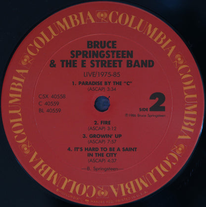 Bruce Springsteen & The E-Street Band : Live / 1975-85 (5xLP, Pit + Box, Album)