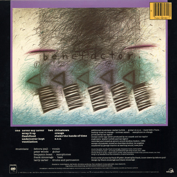 Romeo Void : Benefactor (LP, Album, Pit)