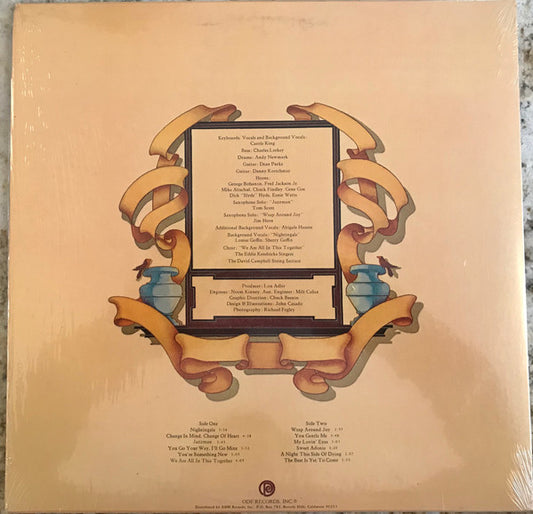Carole King : Wrap Around Joy (LP, Album, San)