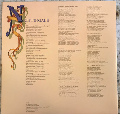 Carole King : Wrap Around Joy (LP, Album, San)