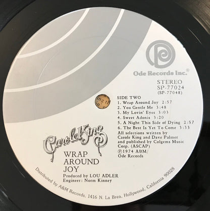 Carole King : Wrap Around Joy (LP, Album, San)