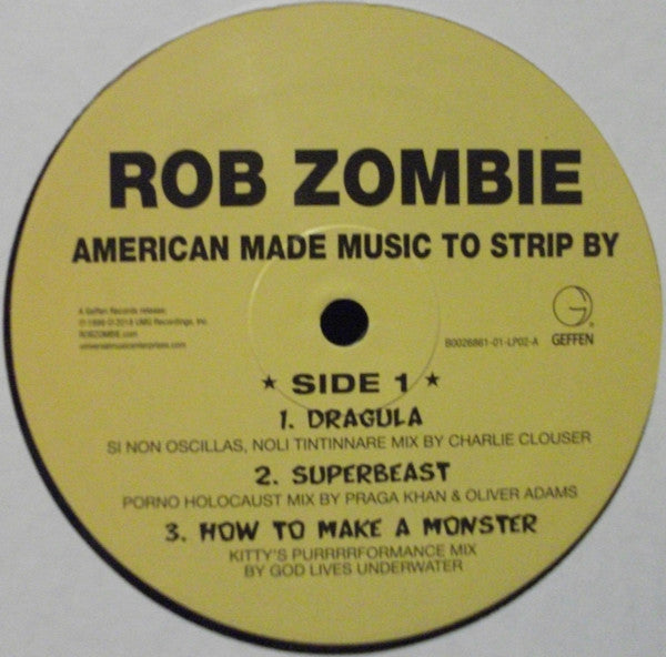 Rob Zombie : American Made Music To Strip By (2xLP, Album, RE, Gat)