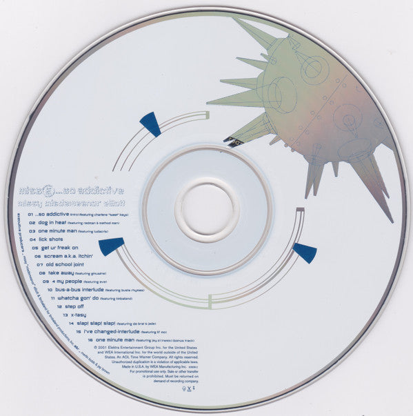 Missy Misdemeanor Elliott* : Miss E ...So Addictive (CD, Album, Enh, Promo)