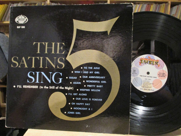 The Five Satins : The 5 Satins Sing (LP, Album, Mono)