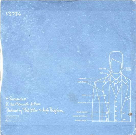 Phil Collins : Sussudio (7", Single, Sol)