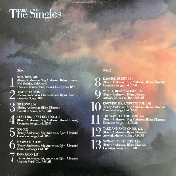 ABBA : The Singles (The First Ten Years) (2xLP, Comp)