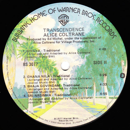 Alice Coltrane : Transcendence (LP, Album, Los)