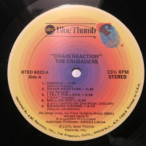 The Crusaders : Chain Reaction (LP, Album, Gat)