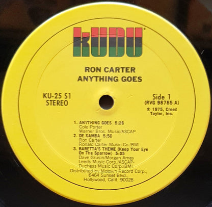 Ron Carter : Anything Goes (LP, Album)