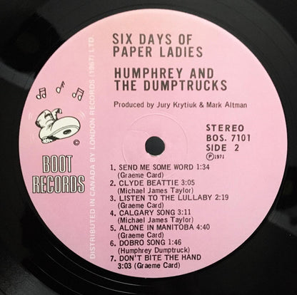 Humphrey And The Dumptrucks : Six Days Of Paper Ladies (LP, Album)