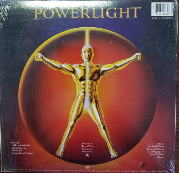 Earth Wind & Fire* : Powerlight (LP, Album, Pit)
