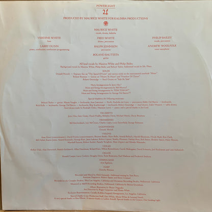 Earth Wind & Fire* : Powerlight (LP, Album, Pit)