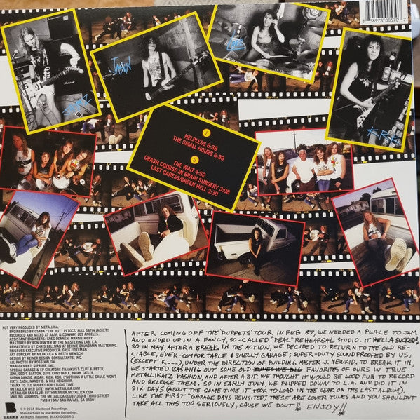 Metallica : The $5.98 E.P. - Garage Days Re-Revisited (12", EP, RE, RM, 180)