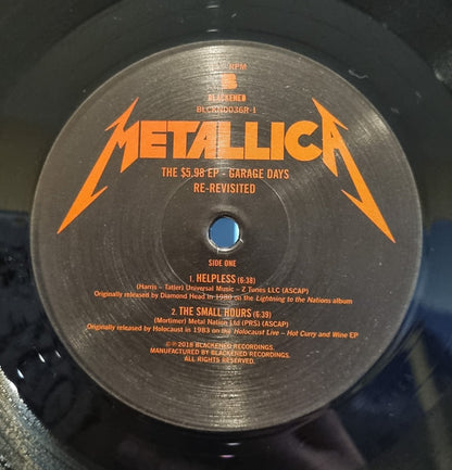Metallica : The $5.98 E.P. - Garage Days Re-Revisited (12", EP, RE, RM, 180)