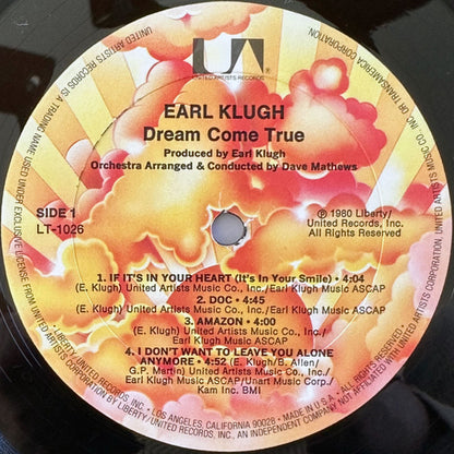 Earl Klugh : Dream Come True (LP, Album, All)