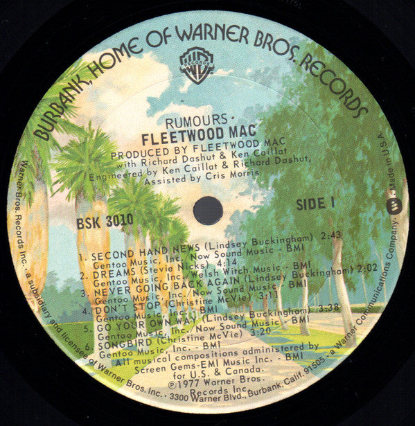 Fleetwood Mac : Rumours (LP, Album, Pit)