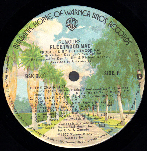 Fleetwood Mac : Rumours (LP, Album, Pit)