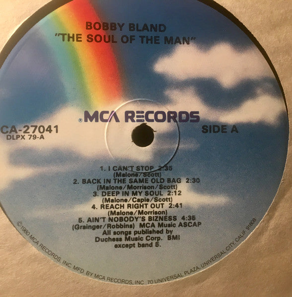 Bobby Bland : The Soul Of The Man (LP, Album, RE)
